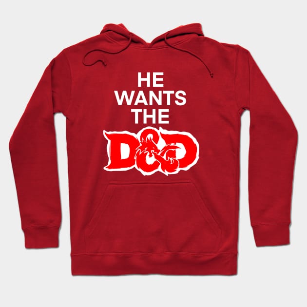 He Wants the D&D Hoodie by Mia Valley